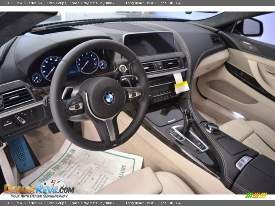 2017 BMW 6 Series 640i Gran Coupe Space Gray Metallic / Black Photo #7