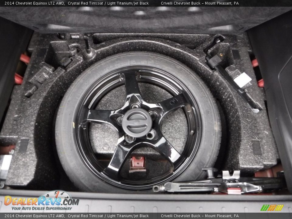 2014 Chevrolet Equinox LTZ AWD Crystal Red Tintcoat / Light Titanium/Jet Black Photo #35
