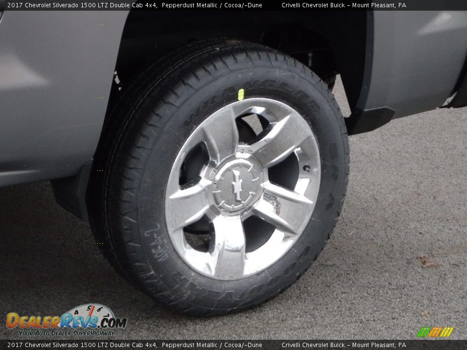 2017 Chevrolet Silverado 1500 LTZ Double Cab 4x4 Pepperdust Metallic / Cocoa/­Dune Photo #3