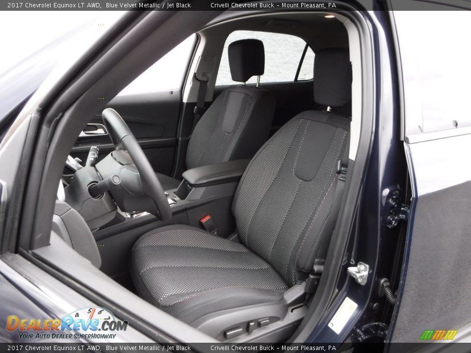 2017 Chevrolet Equinox LT AWD Blue Velvet Metallic / Jet Black Photo #14
