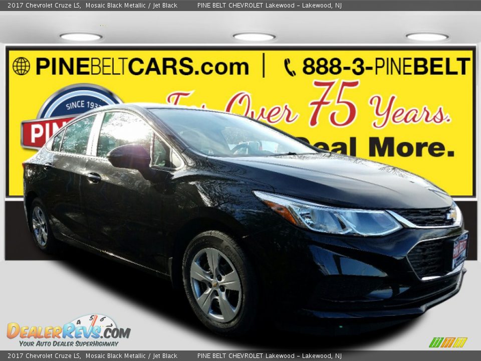 2017 Chevrolet Cruze LS Mosaic Black Metallic / Jet Black Photo #1