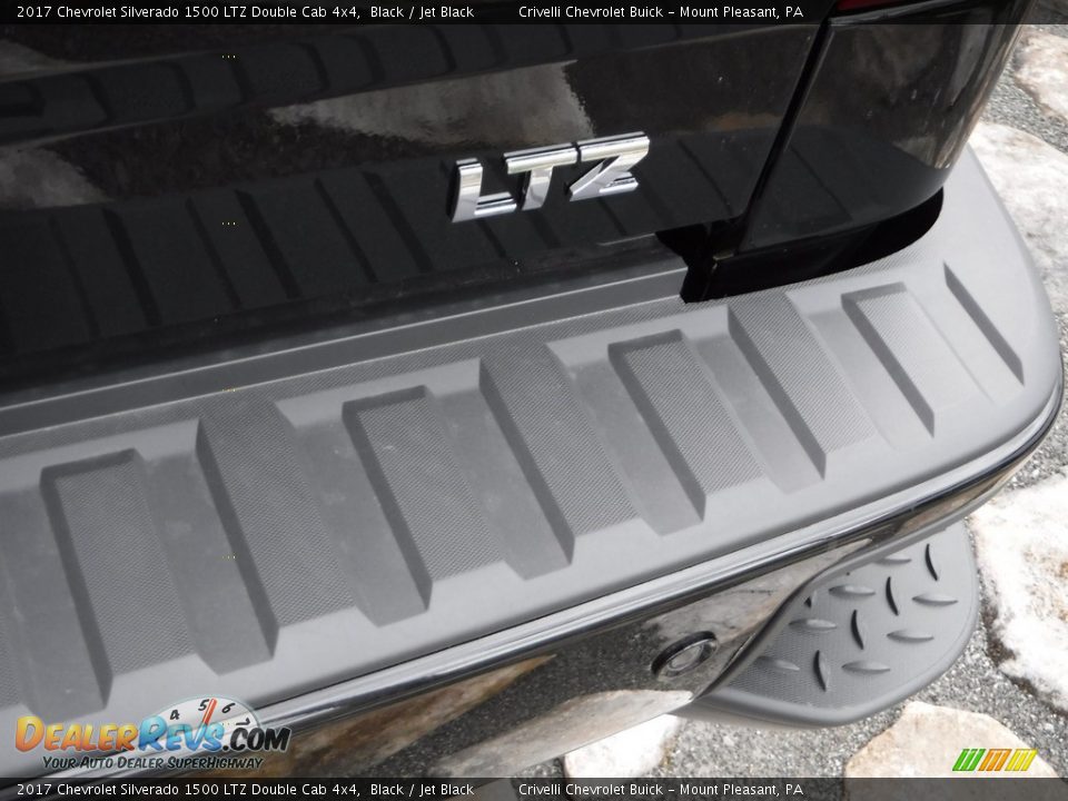 2017 Chevrolet Silverado 1500 LTZ Double Cab 4x4 Black / Jet Black Photo #8