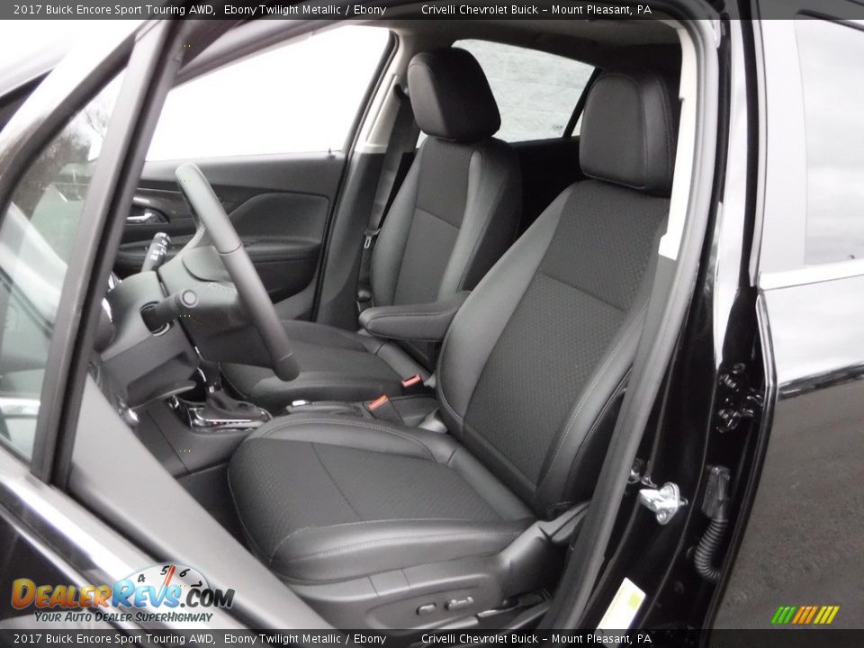 Front Seat of 2017 Buick Encore Sport Touring AWD Photo #12