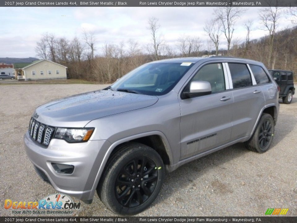 2017 Jeep Grand Cherokee Laredo 4x4 Billet Silver Metallic / Black Photo #1