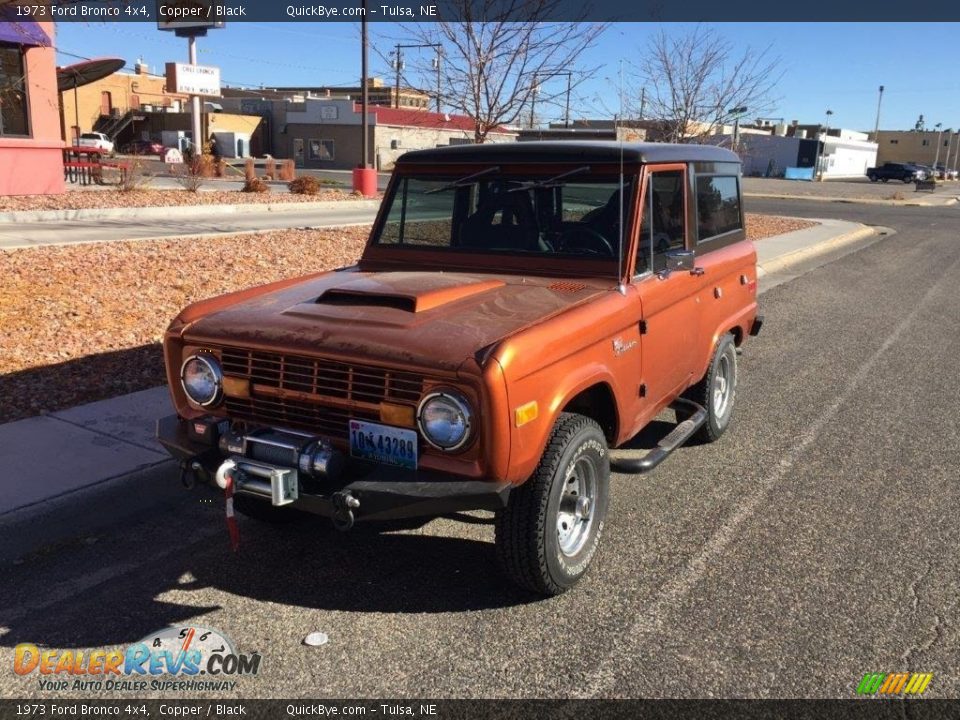 1973 Ford Bronco 4x4 Copper / Black Photo #1