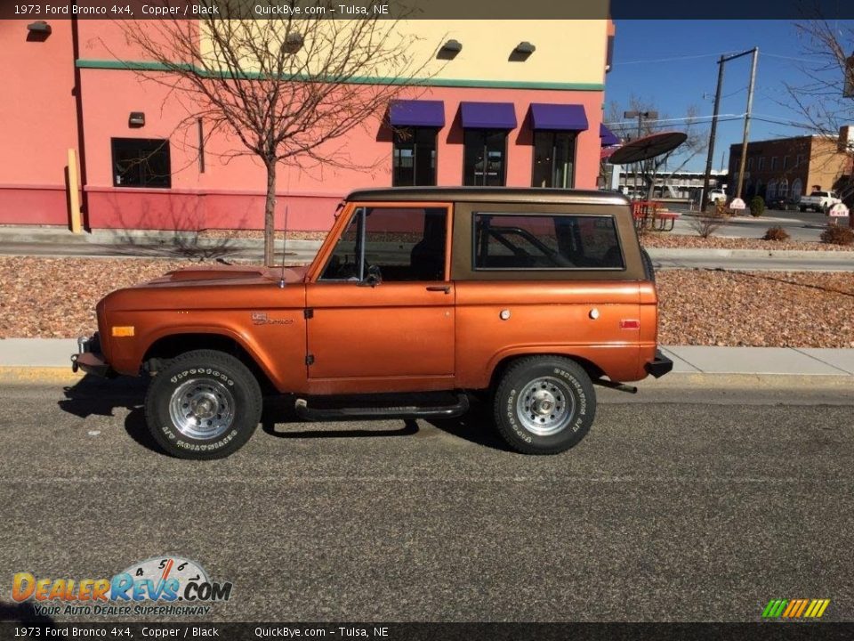 1973 Ford Bronco 4x4 Copper / Black Photo #2