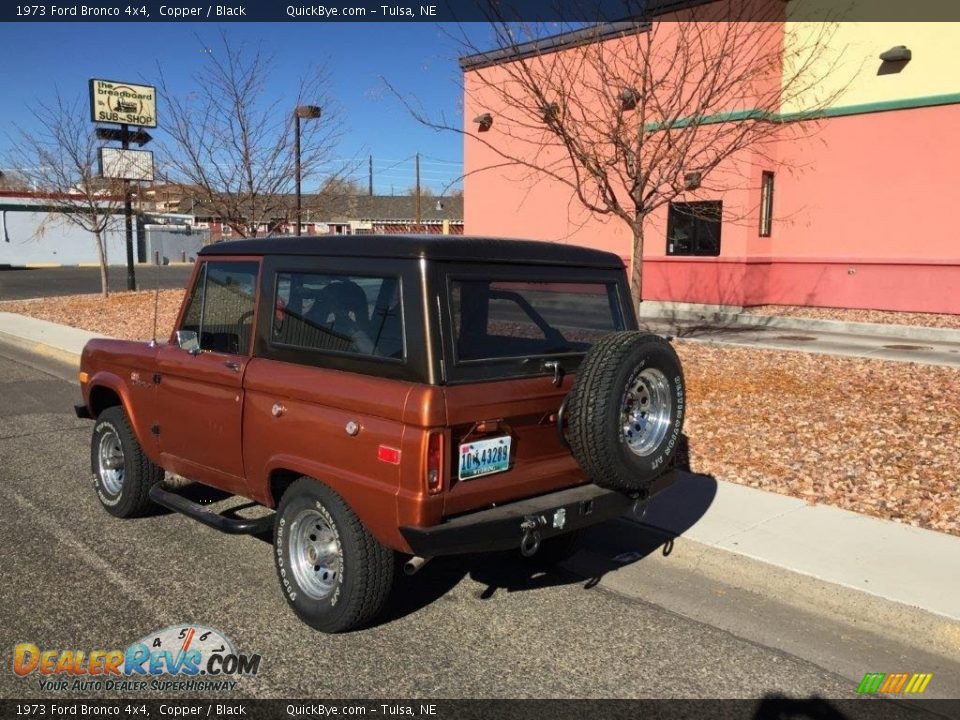 1973 Ford Bronco 4x4 Copper / Black Photo #3