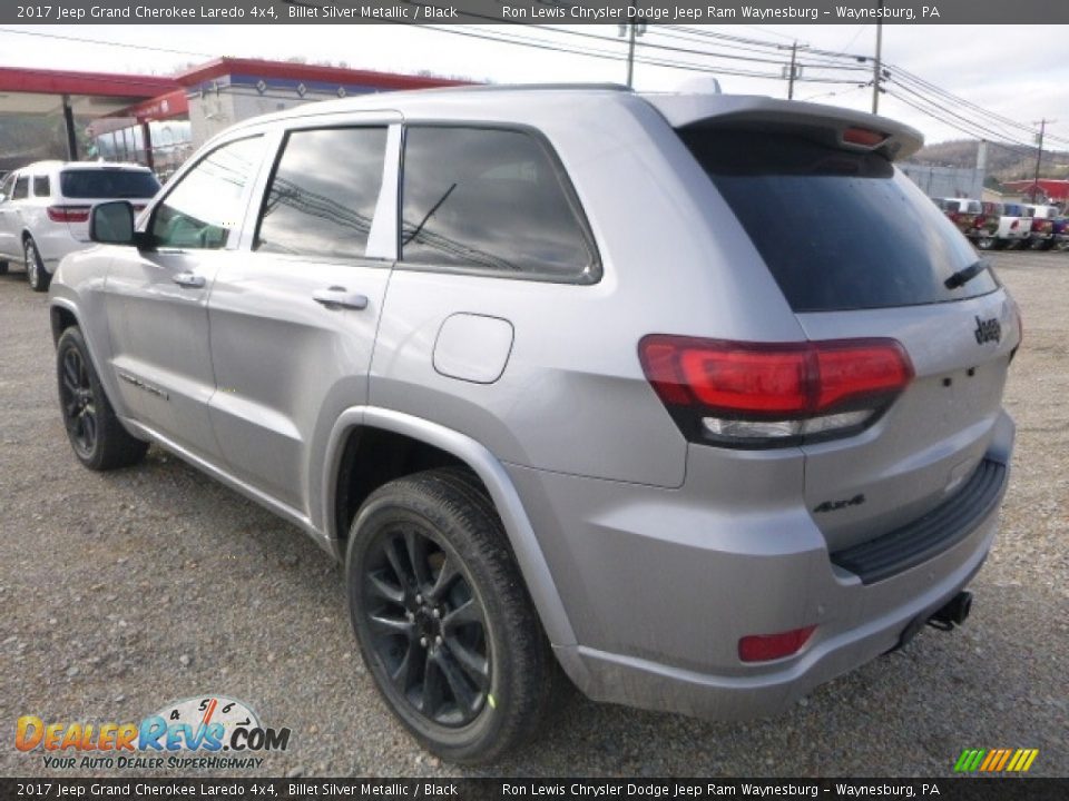 2017 Jeep Grand Cherokee Laredo 4x4 Billet Silver Metallic / Black Photo #5