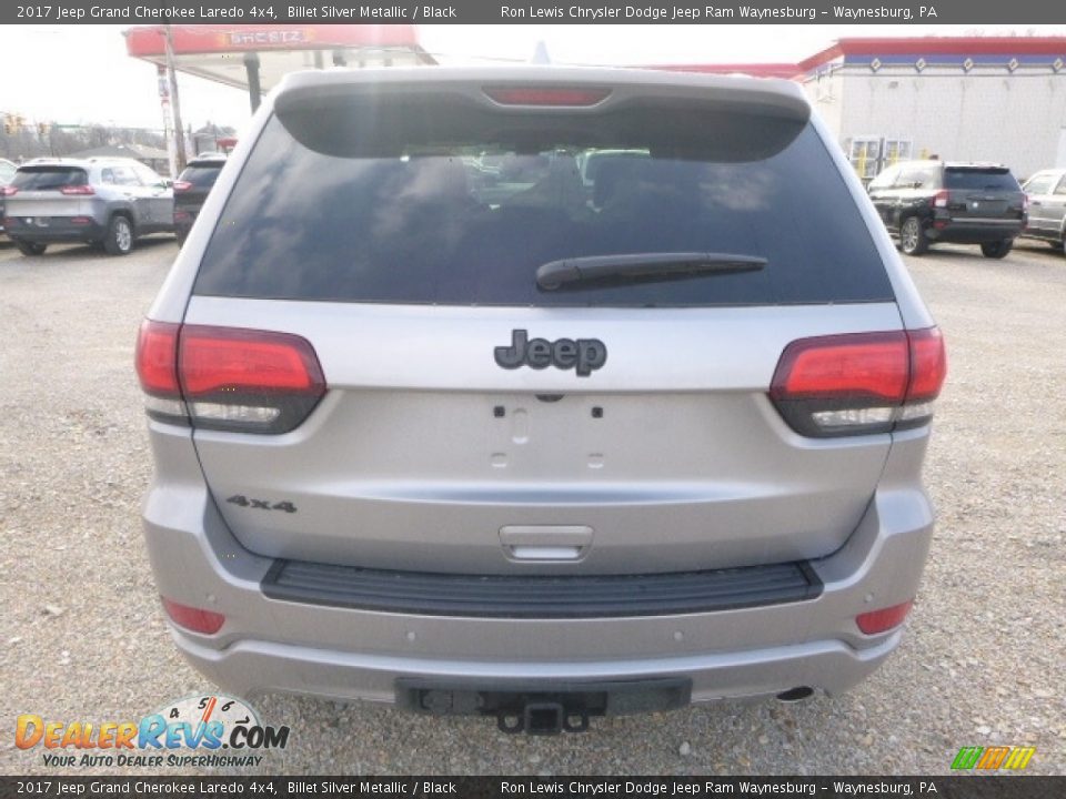 2017 Jeep Grand Cherokee Laredo 4x4 Billet Silver Metallic / Black Photo #6