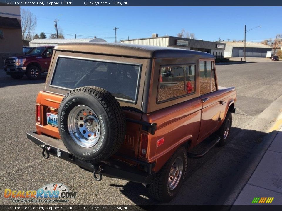 1973 Ford Bronco 4x4 Copper / Black Photo #5