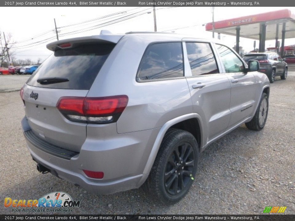 2017 Jeep Grand Cherokee Laredo 4x4 Billet Silver Metallic / Black Photo #7