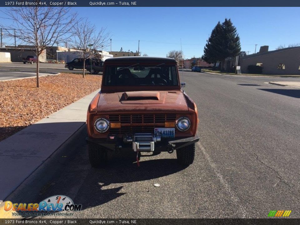 1973 Ford Bronco 4x4 Copper / Black Photo #8