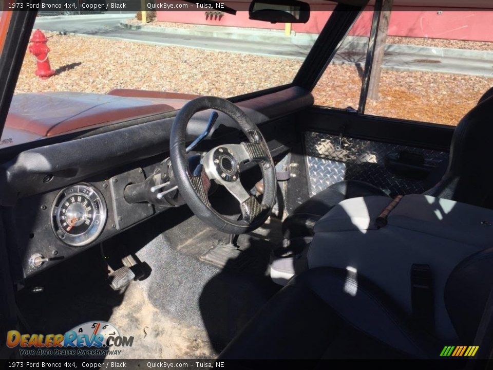 1973 Ford Bronco 4x4 Copper / Black Photo #9