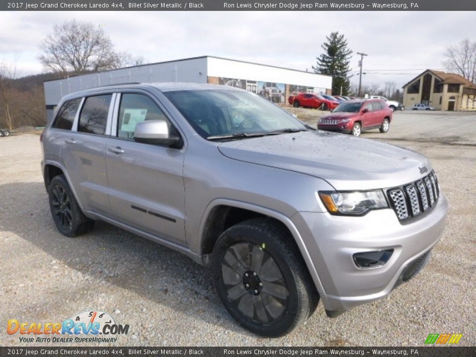 2017 Jeep Grand Cherokee Laredo 4x4 Billet Silver Metallic / Black Photo #12