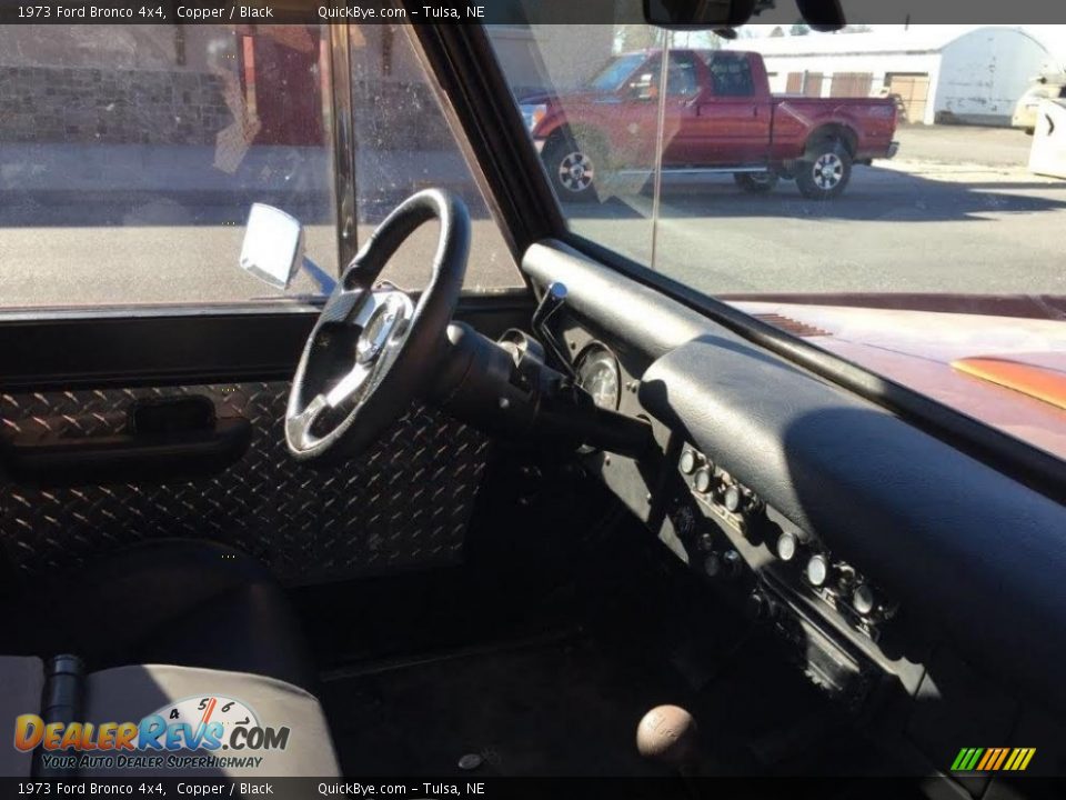 1973 Ford Bronco 4x4 Copper / Black Photo #11