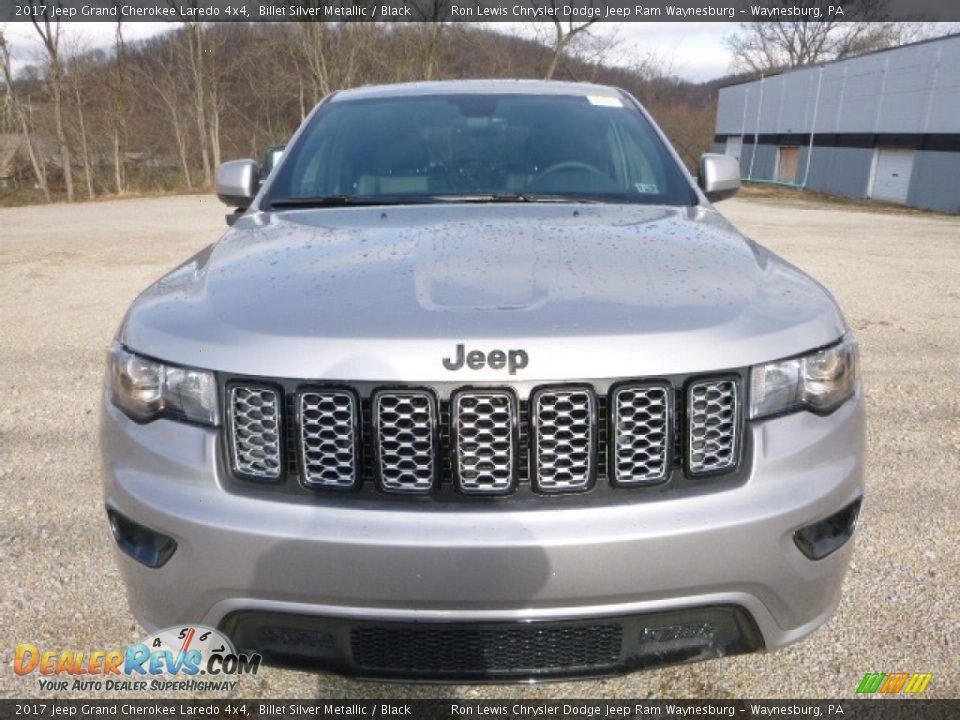 2017 Jeep Grand Cherokee Laredo 4x4 Billet Silver Metallic / Black Photo #13