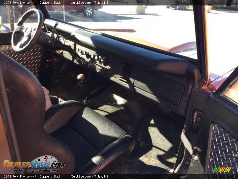 1973 Ford Bronco 4x4 Copper / Black Photo #12