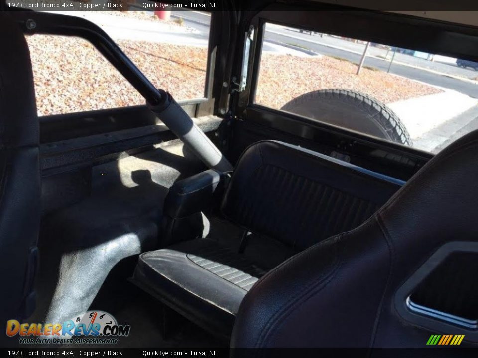 1973 Ford Bronco 4x4 Copper / Black Photo #13