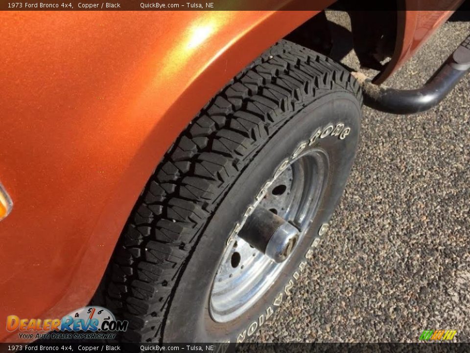 1973 Ford Bronco 4x4 Copper / Black Photo #15