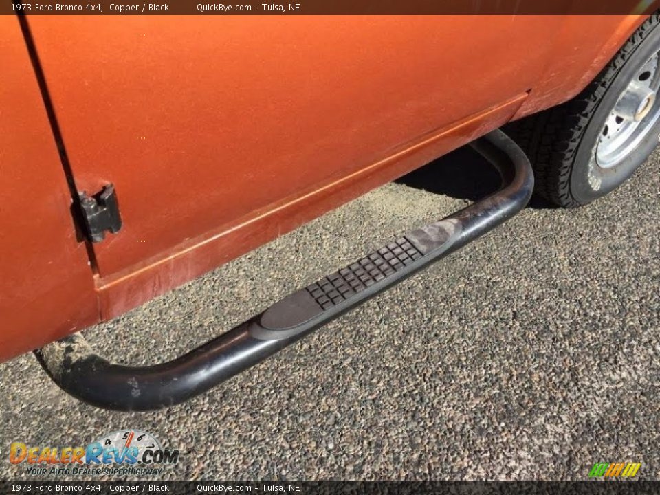 1973 Ford Bronco 4x4 Copper / Black Photo #16