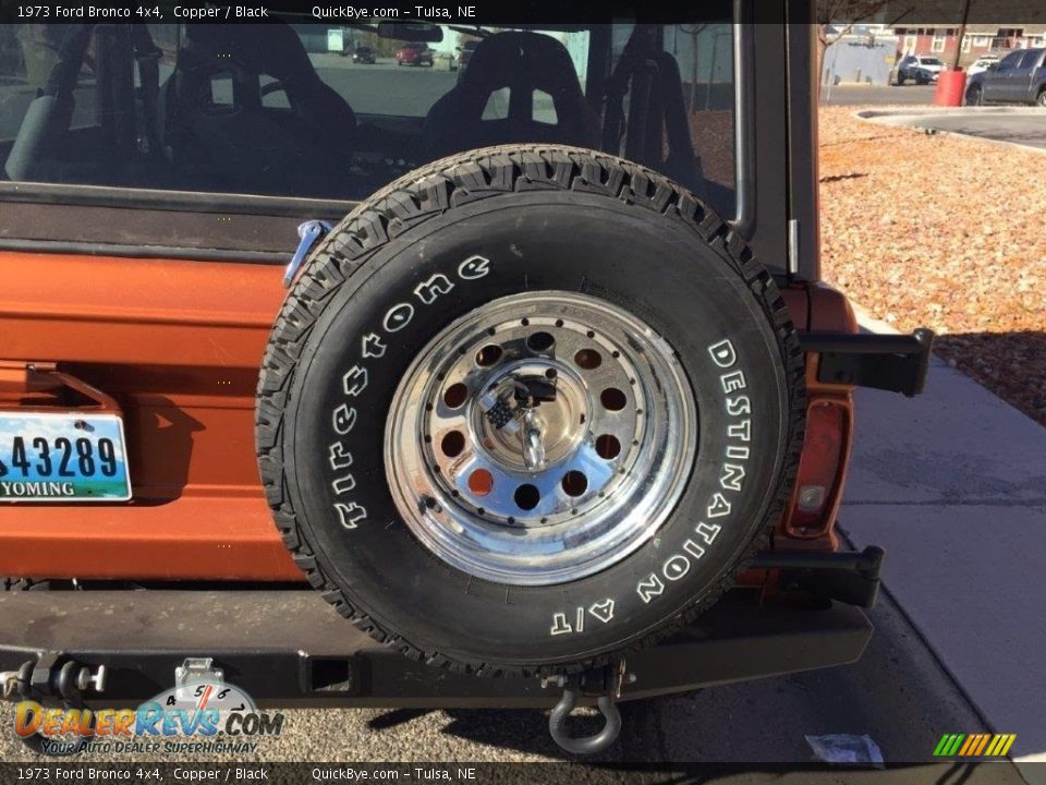 1973 Ford Bronco 4x4 Copper / Black Photo #17