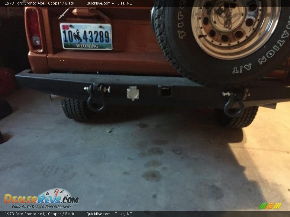 1973 Ford Bronco 4x4 Copper / Black Photo #18