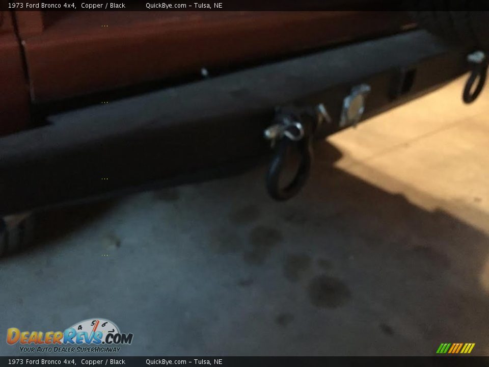 1973 Ford Bronco 4x4 Copper / Black Photo #20