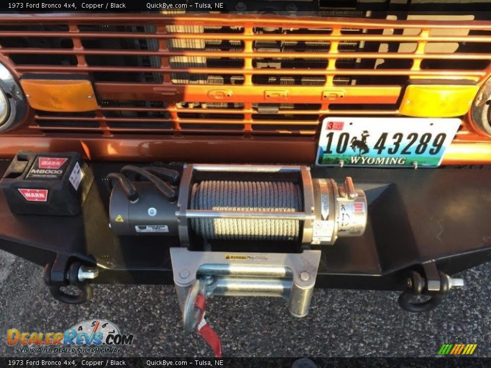1973 Ford Bronco 4x4 Copper / Black Photo #21