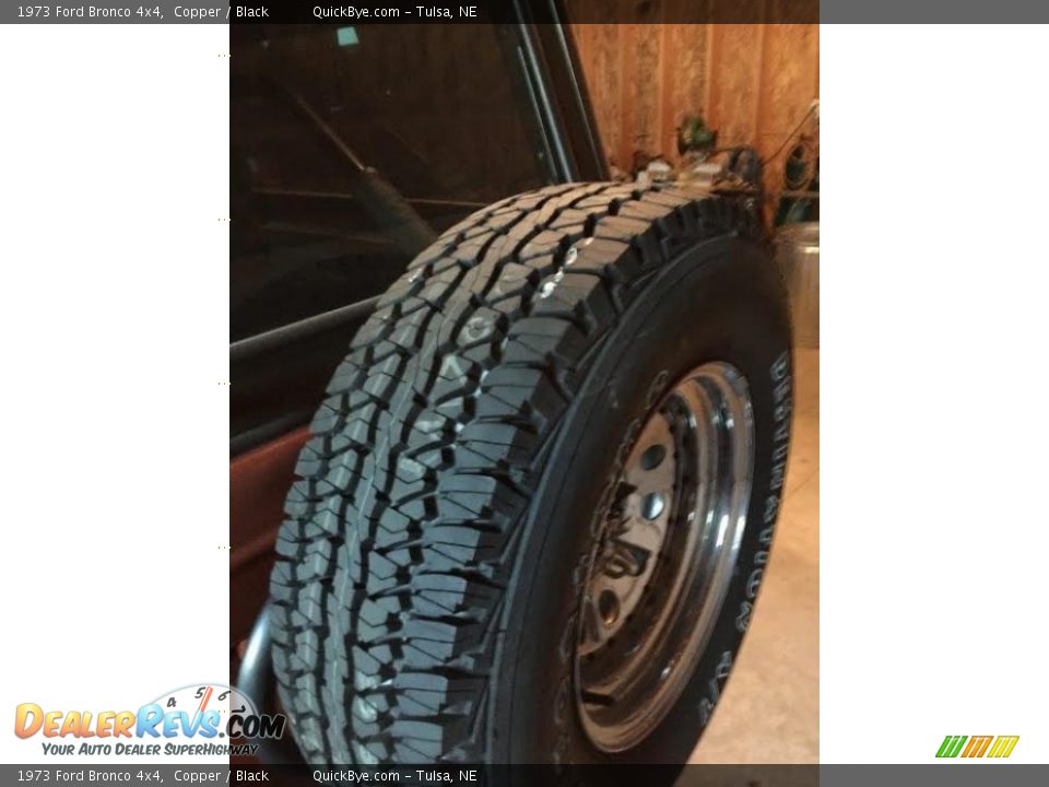 1973 Ford Bronco 4x4 Copper / Black Photo #22