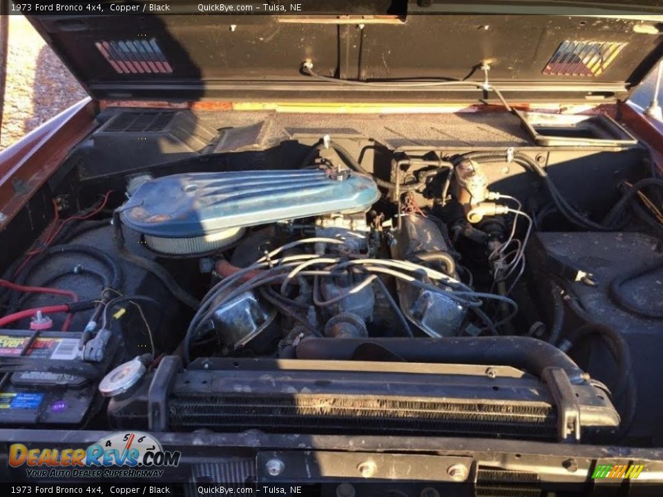 1973 Ford Bronco 4x4 Copper / Black Photo #24