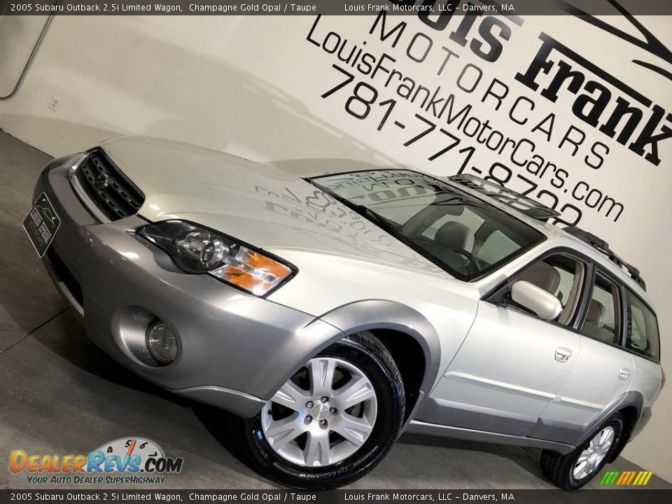 2005 Subaru Outback 2.5i Limited Wagon Champagne Gold Opal / Taupe Photo #4