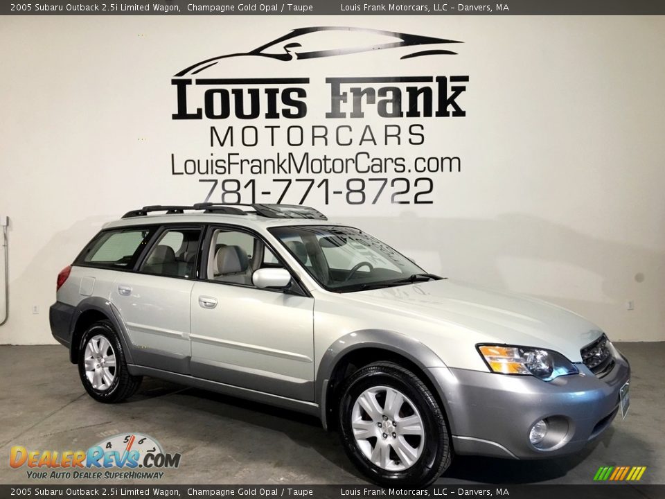 2005 Subaru Outback 2.5i Limited Wagon Champagne Gold Opal / Taupe Photo #15