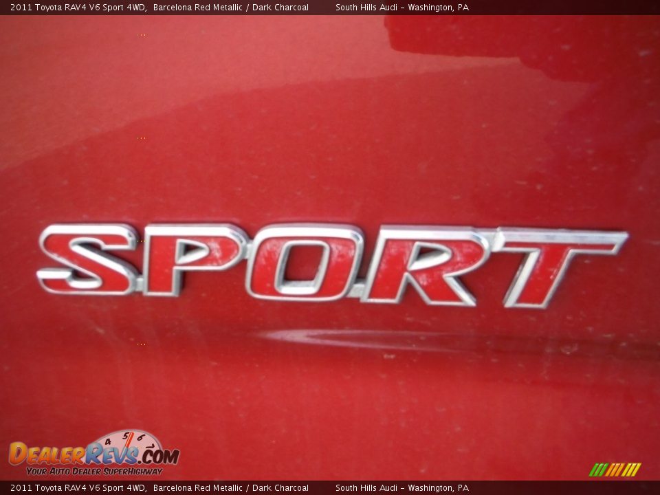 2011 Toyota RAV4 V6 Sport 4WD Barcelona Red Metallic / Dark Charcoal Photo #5