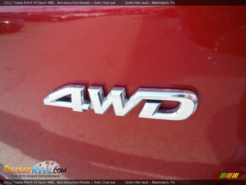 2011 Toyota RAV4 V6 Sport 4WD Barcelona Red Metallic / Dark Charcoal Photo #15
