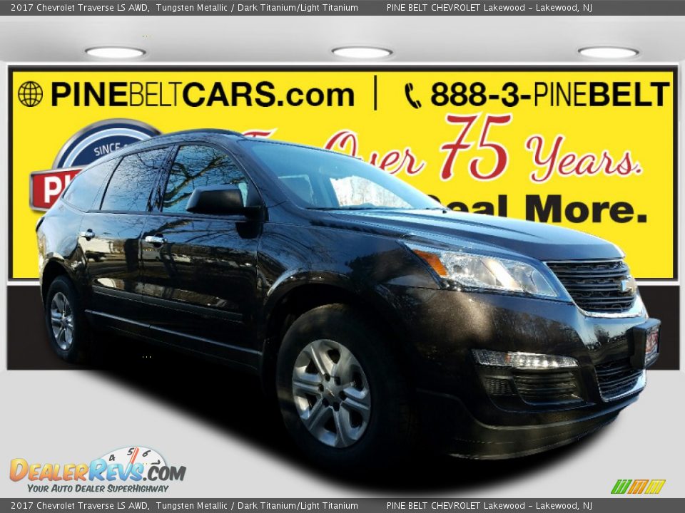 2017 Chevrolet Traverse LS AWD Tungsten Metallic / Dark Titanium/Light Titanium Photo #1