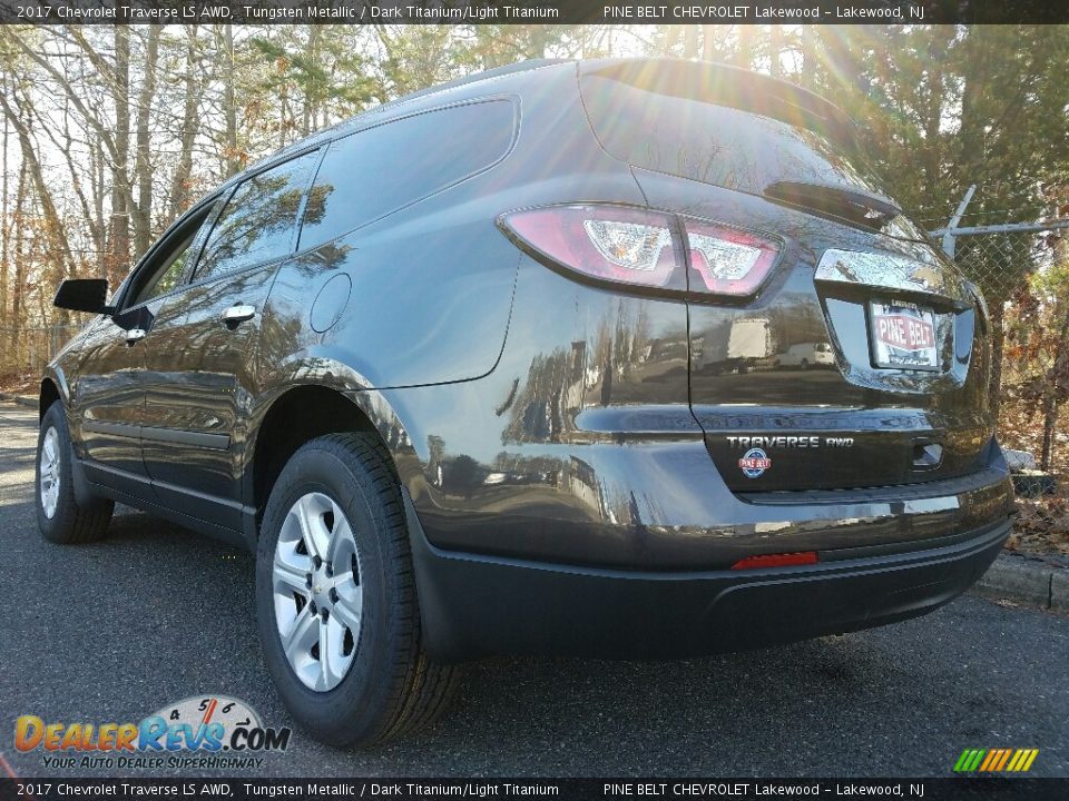 2017 Chevrolet Traverse LS AWD Tungsten Metallic / Dark Titanium/Light Titanium Photo #4