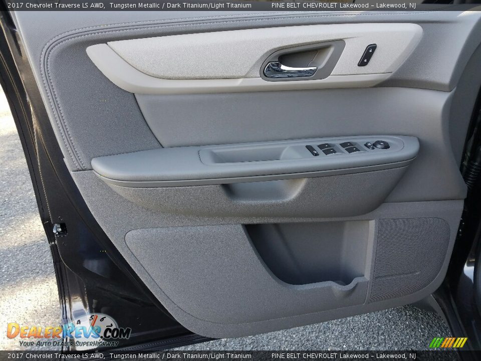 2017 Chevrolet Traverse LS AWD Tungsten Metallic / Dark Titanium/Light Titanium Photo #6