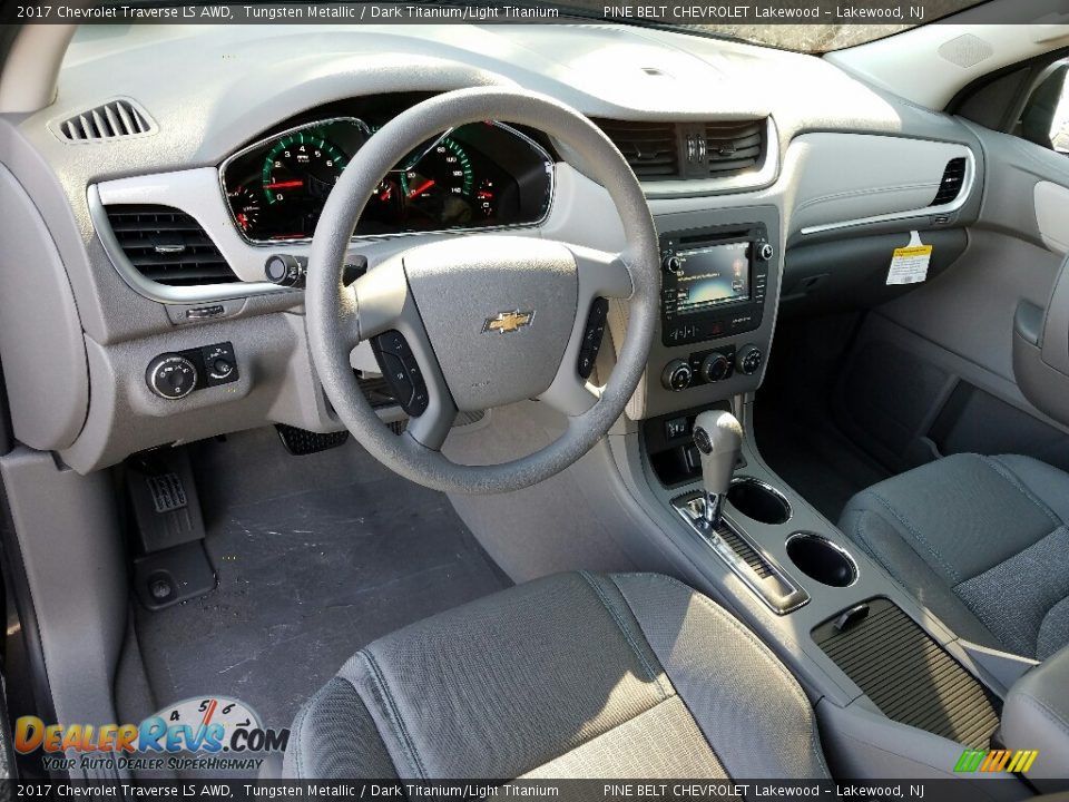 2017 Chevrolet Traverse LS AWD Tungsten Metallic / Dark Titanium/Light Titanium Photo #9
