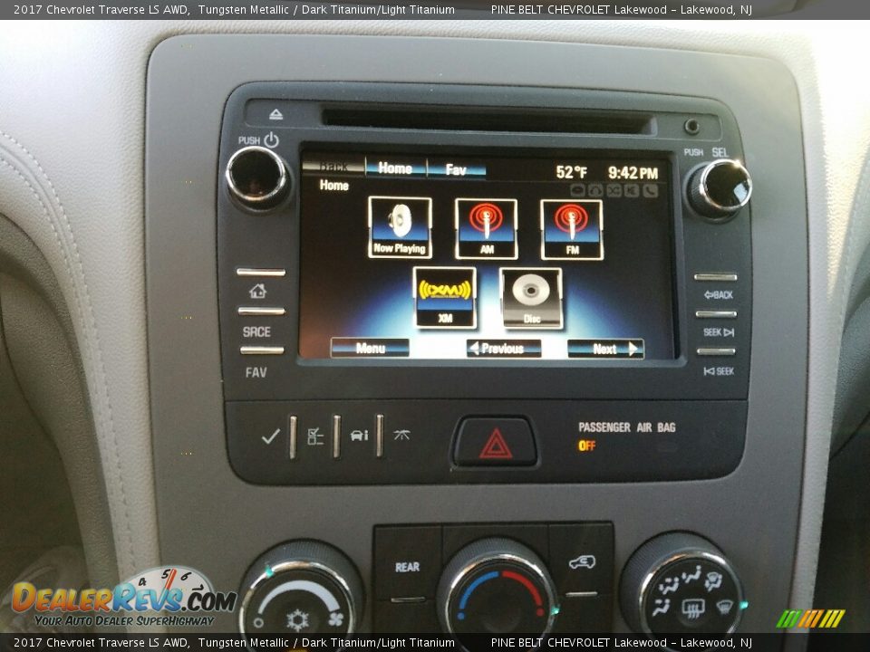 2017 Chevrolet Traverse LS AWD Tungsten Metallic / Dark Titanium/Light Titanium Photo #10