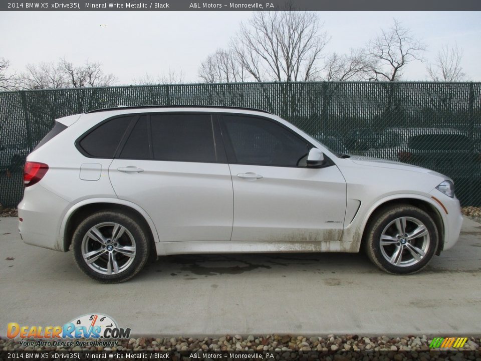 2014 BMW X5 xDrive35i Mineral White Metallic / Black Photo #2