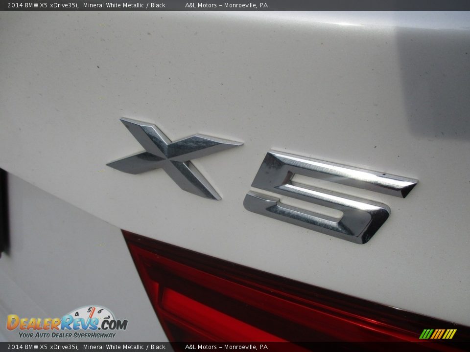 2014 BMW X5 xDrive35i Mineral White Metallic / Black Photo #4