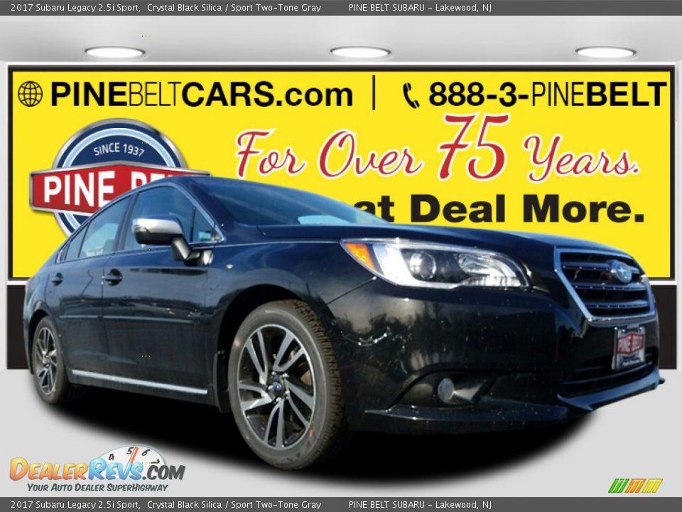 2017 Subaru Legacy 2.5i Sport Crystal Black Silica / Sport Two-Tone Gray Photo #1