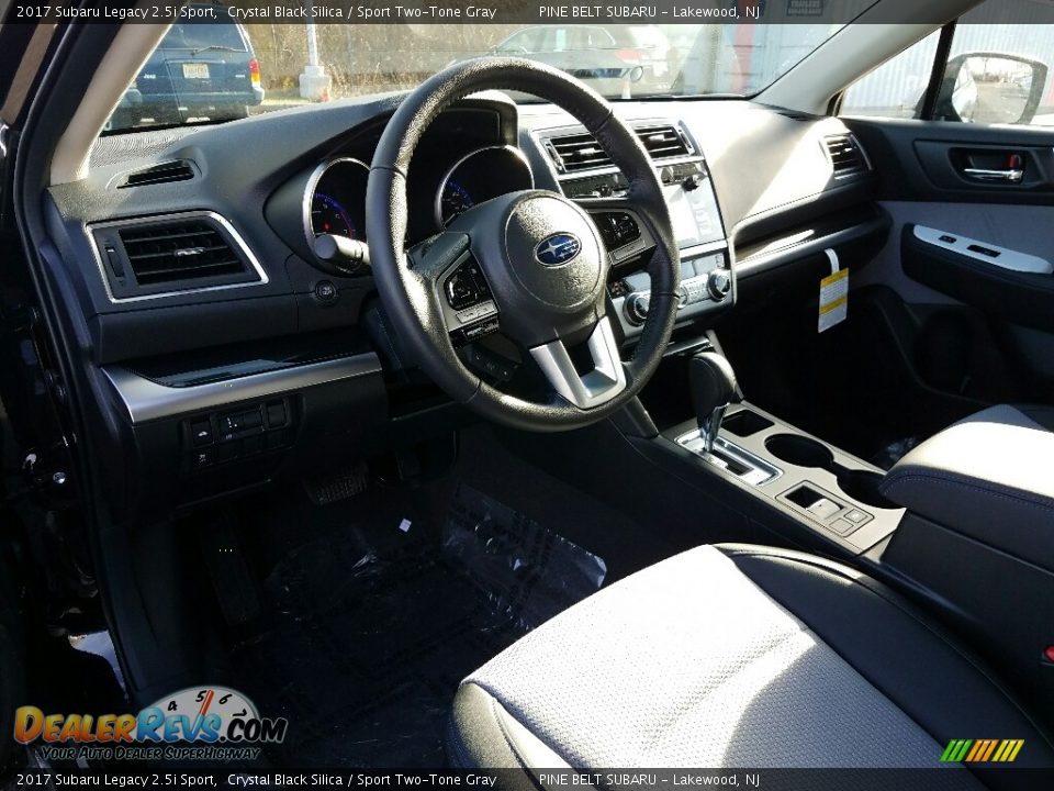 2017 Subaru Legacy 2.5i Sport Crystal Black Silica / Sport Two-Tone Gray Photo #7