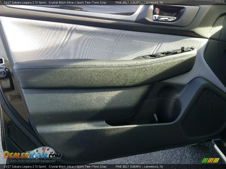 2017 Subaru Legacy 2.5i Sport Crystal Black Silica / Sport Two-Tone Gray Photo #8