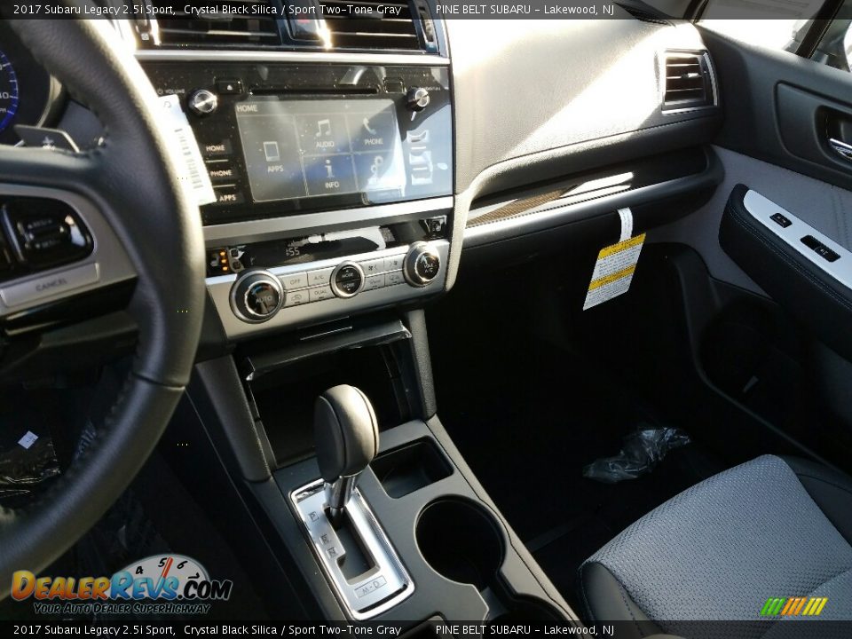 2017 Subaru Legacy 2.5i Sport Crystal Black Silica / Sport Two-Tone Gray Photo #10