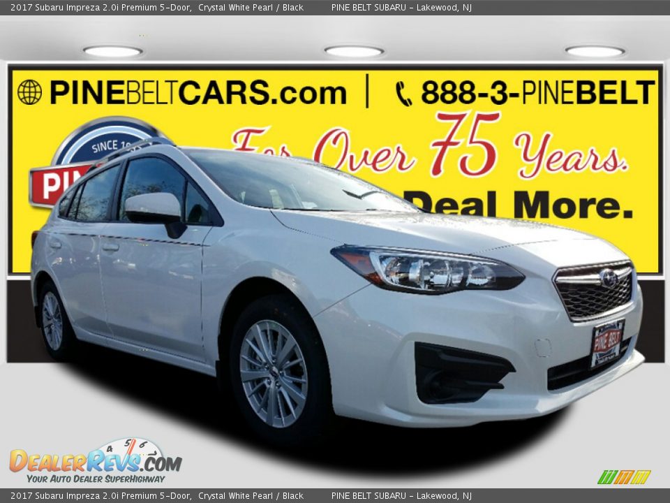 2017 Subaru Impreza 2.0i Premium 5-Door Crystal White Pearl / Black Photo #1