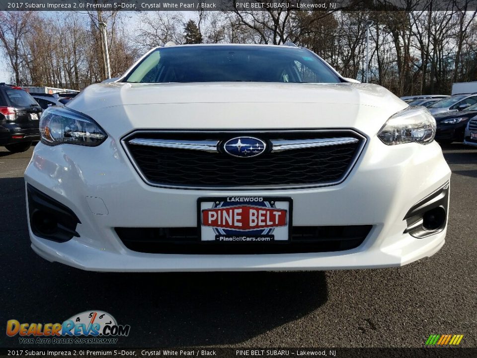 2017 Subaru Impreza 2.0i Premium 5-Door Crystal White Pearl / Black Photo #2