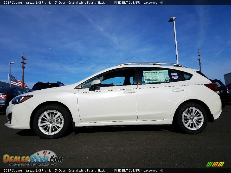 Crystal White Pearl 2017 Subaru Impreza 2.0i Premium 5-Door Photo #3