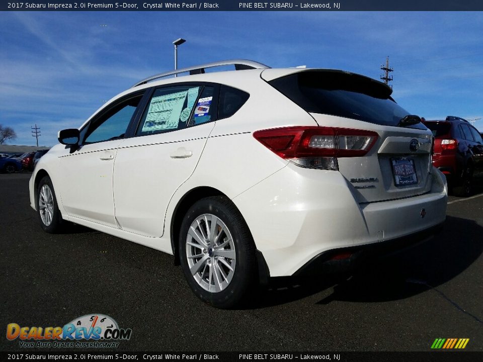 2017 Subaru Impreza 2.0i Premium 5-Door Crystal White Pearl / Black Photo #4