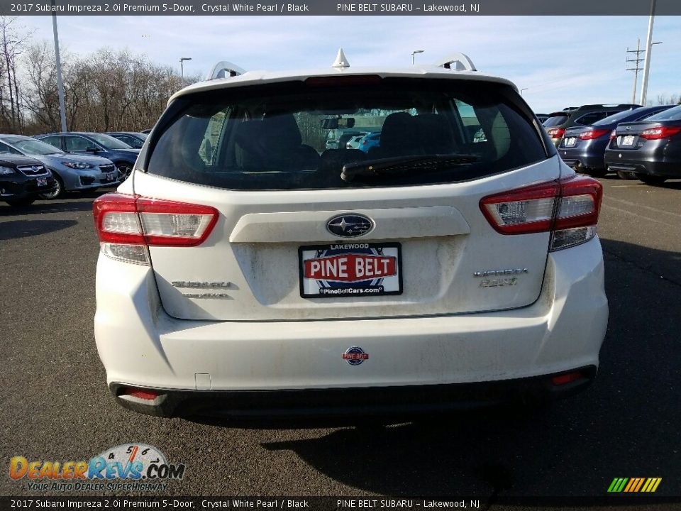 2017 Subaru Impreza 2.0i Premium 5-Door Crystal White Pearl / Black Photo #5